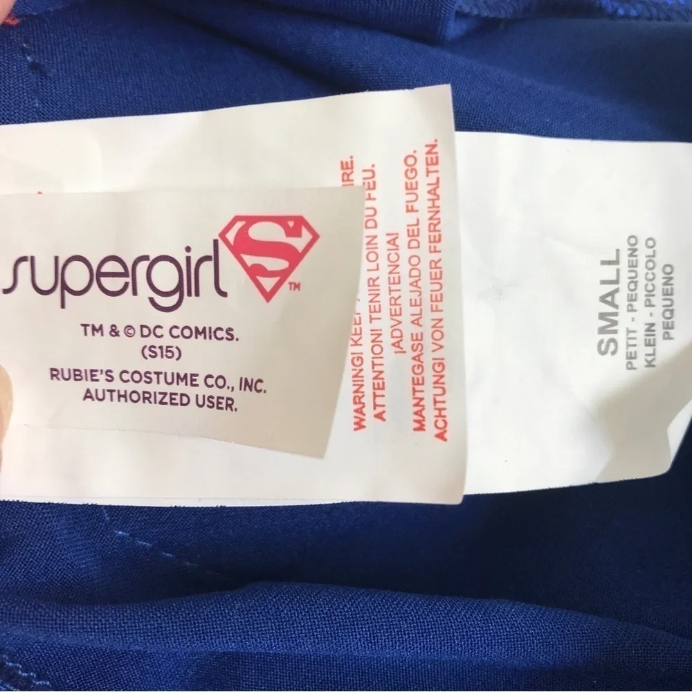 Rubies pet Superman /superwoman costume